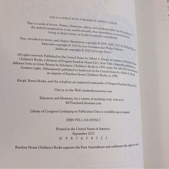The Golden Compass Anniversary Edition Book - Philip Pullman 2015 - Boxed HC - Picture 7 of 8